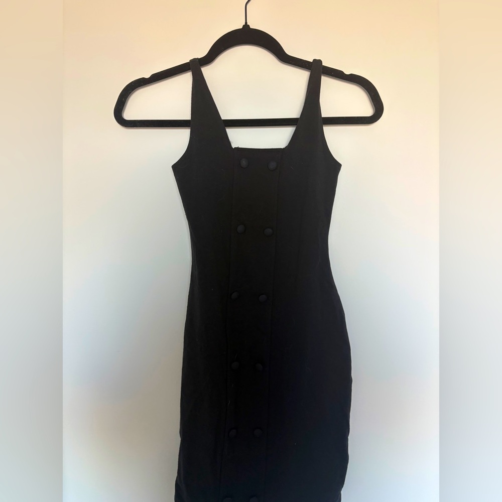 Vintage Le Chateau Black Mini Dress